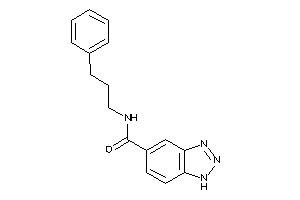 N-(3-phenylpropyl)-1H-benzotriazole-5-carboxamide