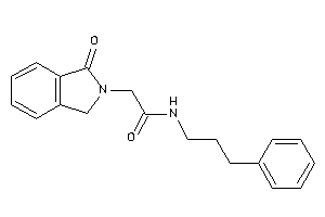 2-(1-ketoisoindolin-2-yl)-N-(3-phenylpropyl)acetamide