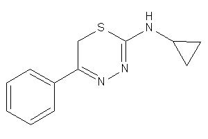 Cyclopropyl-(5-phenyl-6H-1,3,4-thiadiazin-2-yl)amine