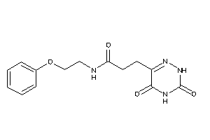 3-(3,5-diketo-2H-1,2,4-triazin-6-yl)-N-(2-phenoxyethyl)propionamide