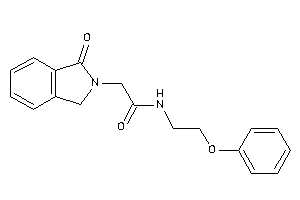 2-(1-ketoisoindolin-2-yl)-N-(2-phenoxyethyl)acetamide