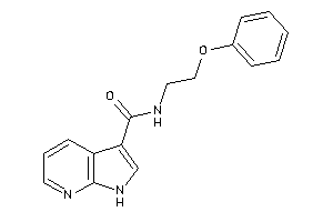 N-(2-phenoxyethyl)-1H-pyrrolo[2,3-b]pyridine-3-carboxamide