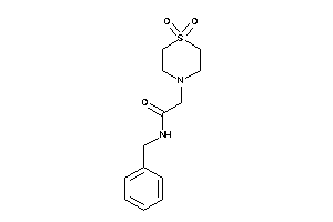 N-benzyl-2-(1,1-diketo-1,4-thiazinan-4-yl)acetamide