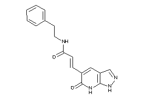 3-(6-keto-1,7-dihydropyrazolo[3,4-b]pyridin-5-yl)-N-phenethyl-acrylamide