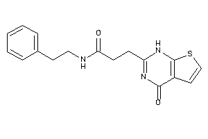 3-(4-keto-1H-thieno[2,3-d]pyrimidin-2-yl)-N-phenethyl-propionamide