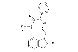 N-cyclopropyl-2-[2-(2-ketoindolin-1-yl)ethylamino]-2-phenyl-acetamide