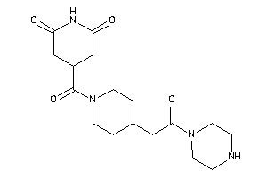 4-[4-(2-keto-2-piperazino-ethyl)piperidine-1-carbonyl]piperidine-2,6-quinone