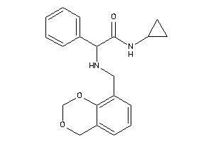 2-(4H-1,3-benzodioxin-8-ylmethylamino)-N-cyclopropyl-2-phenyl-acetamide