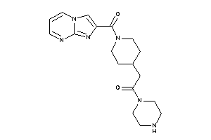 2-[1-(imidazo[1,2-a]pyrimidine-2-carbonyl)-4-piperidyl]-1-piperazino-ethanone