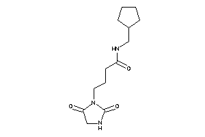 N-(cyclopentylmethyl)-4-(2,5-diketoimidazolidin-1-yl)butyramide