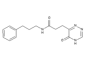 3-(5-keto-4H-1,2,4-triazin-6-yl)-N-(3-phenylpropyl)propionamide