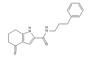 4-keto-N-(3-phenylpropyl)-1,5,6,7-tetrahydroindole-2-carboxamide