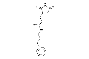 Image of 3-(2,5-diketoimidazolidin-4-yl)-N-(3-phenylpropyl)propionamide