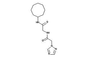 N-cyclooctyl-2-[[2-(1,2,4-triazol-1-yl)acetyl]amino]acetamide