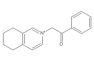 1-phenyl-2-(5,6,7,8-tetrahydroisoquinolin-2-ium-2-yl)ethanone