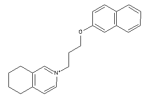 2-[3-(2-naphthoxy)propyl]-5,6,7,8-tetrahydroisoquinolin-2-ium