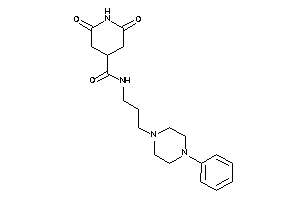 2,6-diketo-N-[3-(4-phenylpiperazino)propyl]isonipecotamide