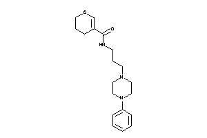 N-[3-(4-phenylpiperazino)propyl]-3,4-dihydro-2H-pyran-5-carboxamide