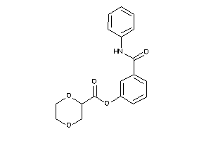 1,4-dioxane-2-carboxylic Acid [3-(phenylcarbamoyl)phenyl] Ester