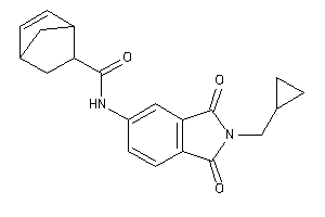 N-[2-(cyclopropylmethyl)-1,3-diketo-isoindolin-5-yl]bicyclo[2.2.1]hept-2-ene-5-carboxamide