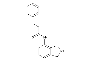 N-isoindolin-4-yl-3-phenyl-propionamide