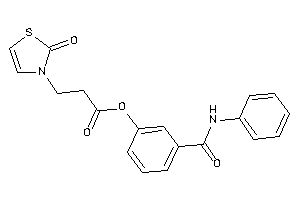 3-(2-keto-4-thiazolin-3-yl)propionic Acid [3-(phenylcarbamoyl)phenyl] Ester