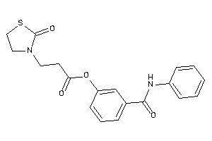 3-(2-ketothiazolidin-3-yl)propionic Acid [3-(phenylcarbamoyl)phenyl] Ester