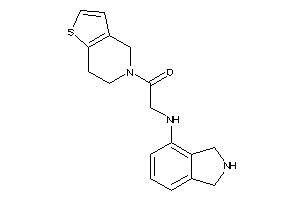 1-(6,7-dihydro-4H-thieno[3,2-c]pyridin-5-yl)-2-(isoindolin-4-ylamino)ethanone