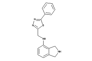 Isoindolin-4-yl-[(5-phenyl-1,3,4-oxadiazol-2-yl)methyl]amine