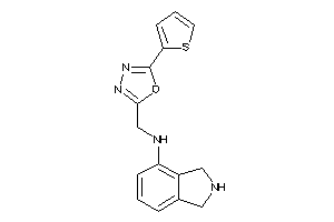 Isoindolin-4-yl-[[5-(2-thienyl)-1,3,4-oxadiazol-2-yl]methyl]amine