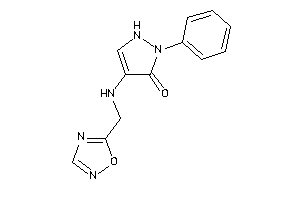 Image of 4-(1,2,4-oxadiazol-5-ylmethylamino)-2-phenyl-3-pyrazolin-3-one