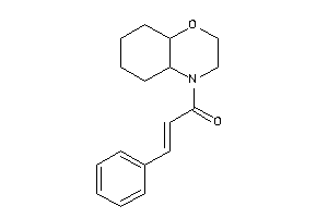 1-(2,3,4a,5,6,7,8,8a-octahydrobenzo[b][1,4]oxazin-4-yl)-3-phenyl-prop-2-en-1-one