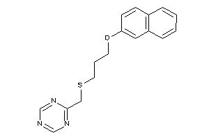 2-[[3-(2-naphthoxy)propylthio]methyl]-s-triazine