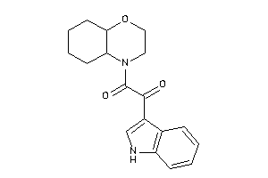 1-(2,3,4a,5,6,7,8,8a-octahydrobenzo[b][1,4]oxazin-4-yl)-2-(1H-indol-3-yl)ethane-1,2-dione