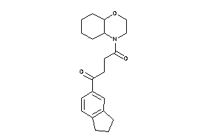 1-(2,3,4a,5,6,7,8,8a-octahydrobenzo[b][1,4]oxazin-4-yl)-4-indan-5-yl-butane-1,4-dione