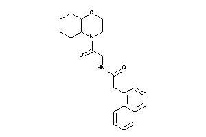 N-[2-(2,3,4a,5,6,7,8,8a-octahydrobenzo[b][1,4]oxazin-4-yl)-2-keto-ethyl]-2-(1-naphthyl)acetamide