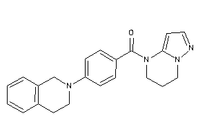 [4-(3,4-dihydro-1H-isoquinolin-2-yl)phenyl]-(6,7-dihydro-5H-pyrazolo[1,5-a]pyrimidin-4-yl)methanone