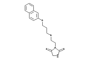 3-[2-[3-(2-naphthoxy)propylthio]ethyl]hydantoin