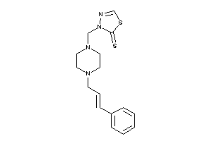 3-[(4-cinnamylpiperazino)methyl]-1,3,4-thiadiazole-2-thione