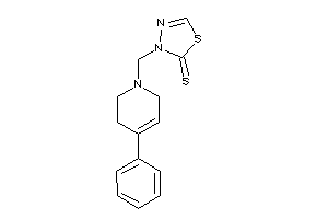 3-[(4-phenyl-3,6-dihydro-2H-pyridin-1-yl)methyl]-1,3,4-thiadiazole-2-thione