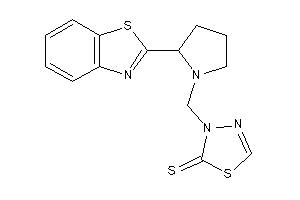 3-[[2-(1,3-benzothiazol-2-yl)pyrrolidino]methyl]-1,3,4-thiadiazole-2-thione