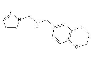 2,3-dihydro-1,4-benzodioxin-7-ylmethyl(pyrazol-1-ylmethyl)amine