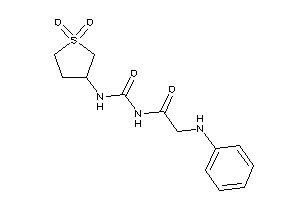 2-anilino-N-[(1,1-diketothiolan-3-yl)carbamoyl]acetamide