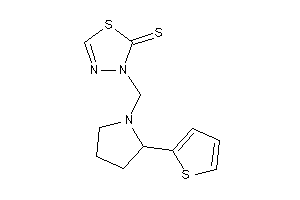 3-[[2-(2-thienyl)pyrrolidino]methyl]-1,3,4-thiadiazole-2-thione