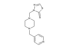 3-[[4-(4-pyridylmethyl)piperazino]methyl]-1,3,4-thiadiazole-2-thione