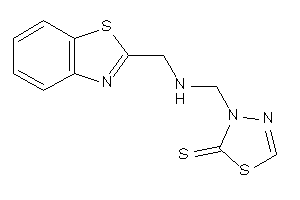 3-[(1,3-benzothiazol-2-ylmethylamino)methyl]-1,3,4-thiadiazole-2-thione