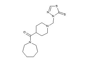 Azepan-1-yl-[1-[(2-thioxo-1,3,4-thiadiazol-3-yl)methyl]-4-piperidyl]methanone