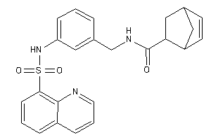 N-[3-(8-quinolylsulfonylamino)benzyl]bicyclo[2.2.1]hept-2-ene-5-carboxamide