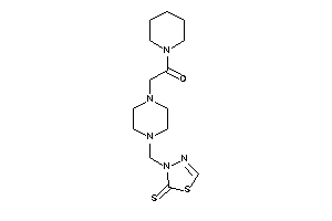 1-piperidino-2-[4-[(2-thioxo-1,3,4-thiadiazol-3-yl)methyl]piperazino]ethanone