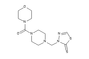 Morpholino-[4-[(2-thioxo-1,3,4-thiadiazol-3-yl)methyl]piperazino]methanone